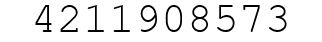 Number 4211908573.