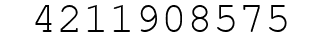Number 4211908575.