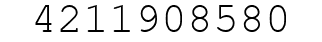 Number 4211908580.
