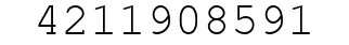 Number 4211908591.