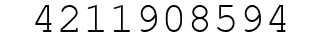 Number 4211908594.