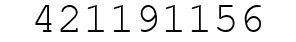 Number 421191156.