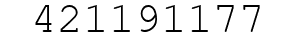 Number 421191177.
