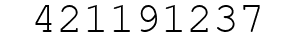 Number 421191237.
