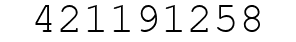 Number 421191258.