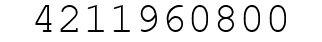 Number 4211960800.