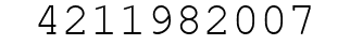 Number 4211982007.