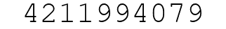 Number 4211994079.