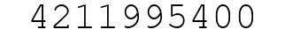 Number 4211995400.