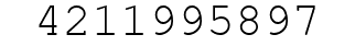 Number 4211995897.