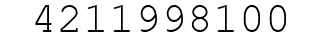 Number 4211998100.