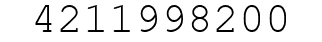 Number 4211998200.