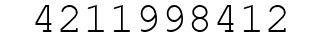 Number 4211998412.