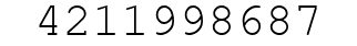 Number 4211998687.