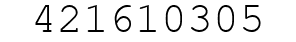 Number 421610305.