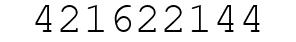 Number 421622144.