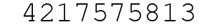 Number 4217575813.