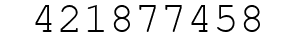Number 421877458.