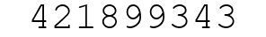 Number 421899343.