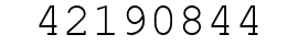 Number 42190844.