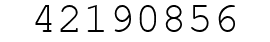 Number 42190856.