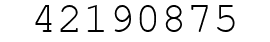 Number 42190875.