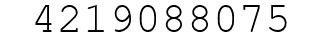 Number 4219088075.