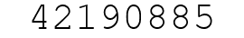Number 42190885.