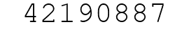 Number 42190887.