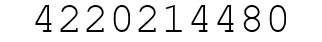 Number 4220214480.