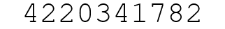 Number 4220341782.