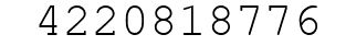 Number 4220818776.