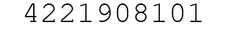 Number 4221908101.