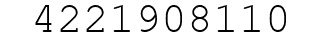 Number 4221908110.