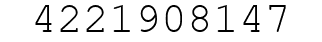 Number 4221908147.