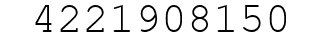 Number 4221908150.