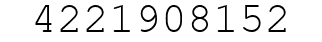 Number 4221908152.
