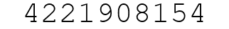 Number 4221908154.