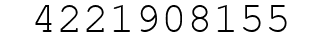 Number 4221908155.