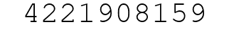 Number 4221908159.