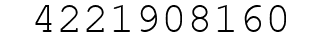 Number 4221908160.