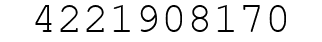 Number 4221908170.