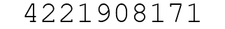 Number 4221908171.