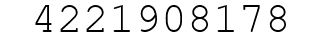 Number 4221908178.