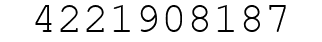 Number 4221908187.