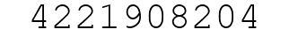 Number 4221908204.