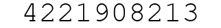Number 4221908213.