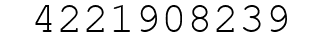 Number 4221908239.