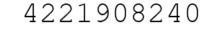 Number 4221908240.