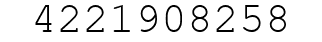 Number 4221908258.